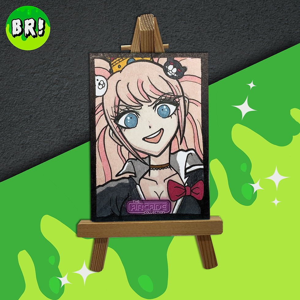 Junko, Danganronpa - 'The Arcade Collection' Sketch Card AP Original (1/1)