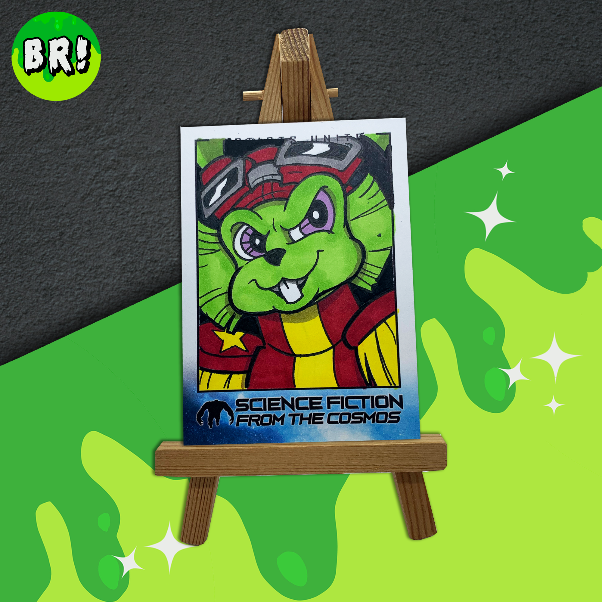 Bucky O'Hare - 'Scifi From The Cosmos' Sketch Card Original (1/1)
