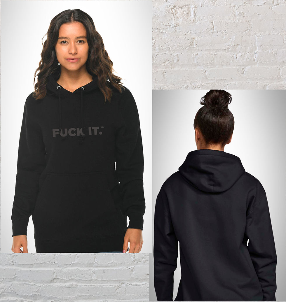 Thumbnail: Womens SUBTLE Fuck It™️ Design Hoodie