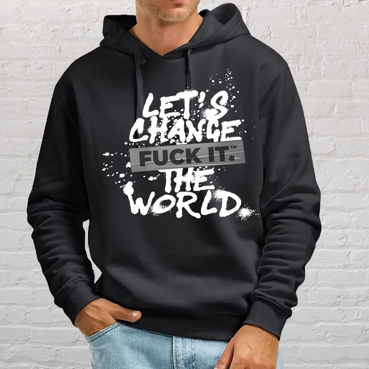 Mens Change The World Hoodie