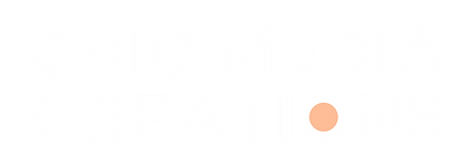 Chic Media Creations Logo White