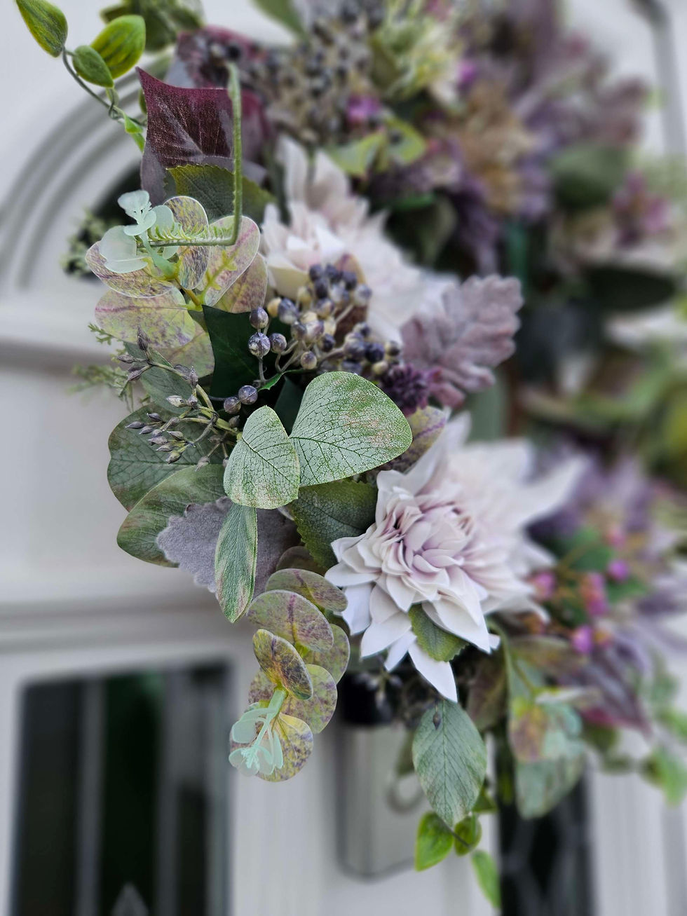 Thumbnail: DELILAH - Dusky Lilac and Purple Wreath SOLD