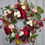 Thumbnail: Burgundy winter christmas wreath