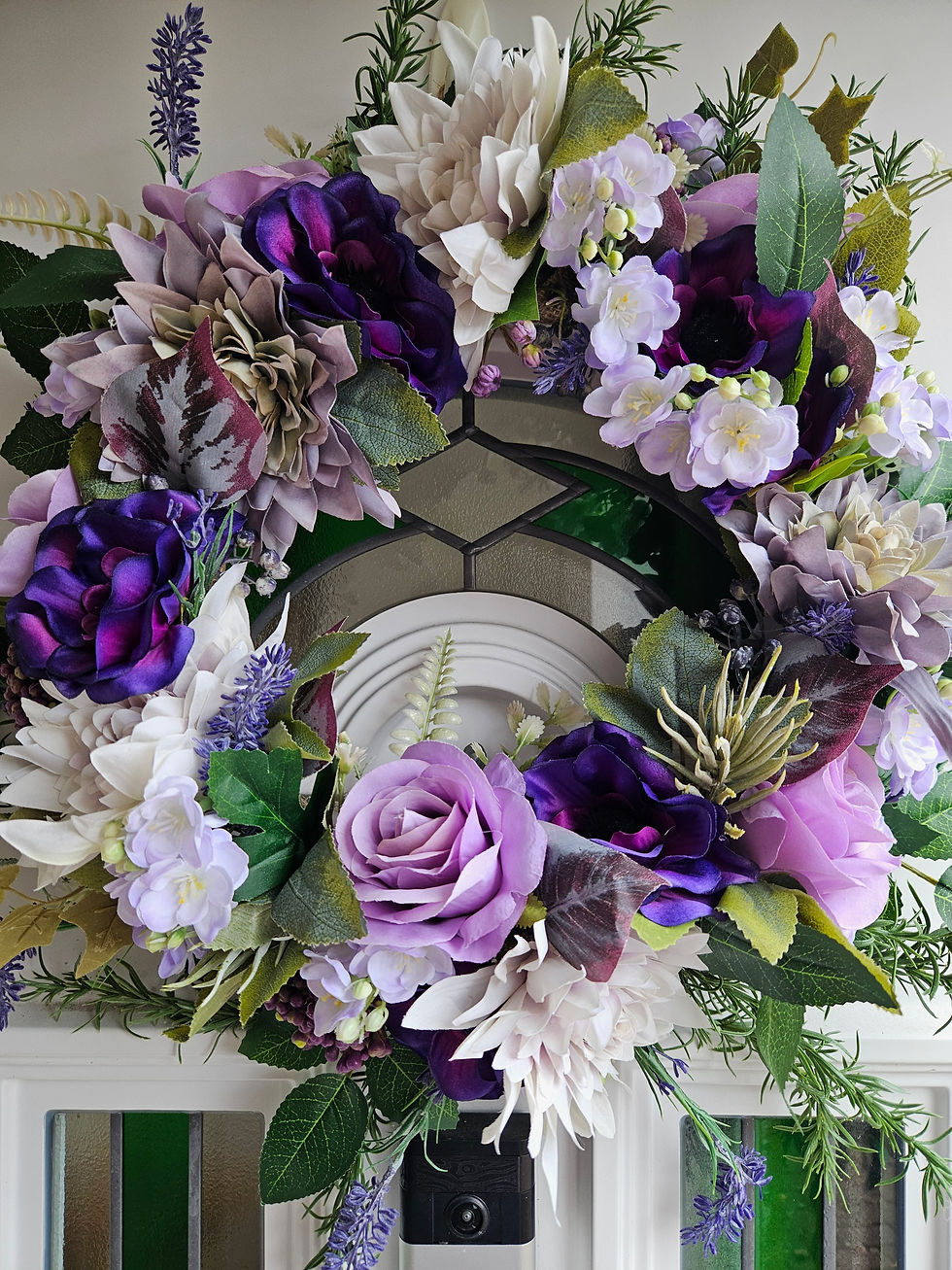 Thumbnail: DEE - Purple, Lilac, Lavender Wreath - SOLD