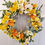 Thumbnail: 'SPRING WELCOME' - Daffodil and Narcissus Wreath. FREE UK P+P
