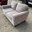 Thumbnail: Beige fabric small 2 seater sofa