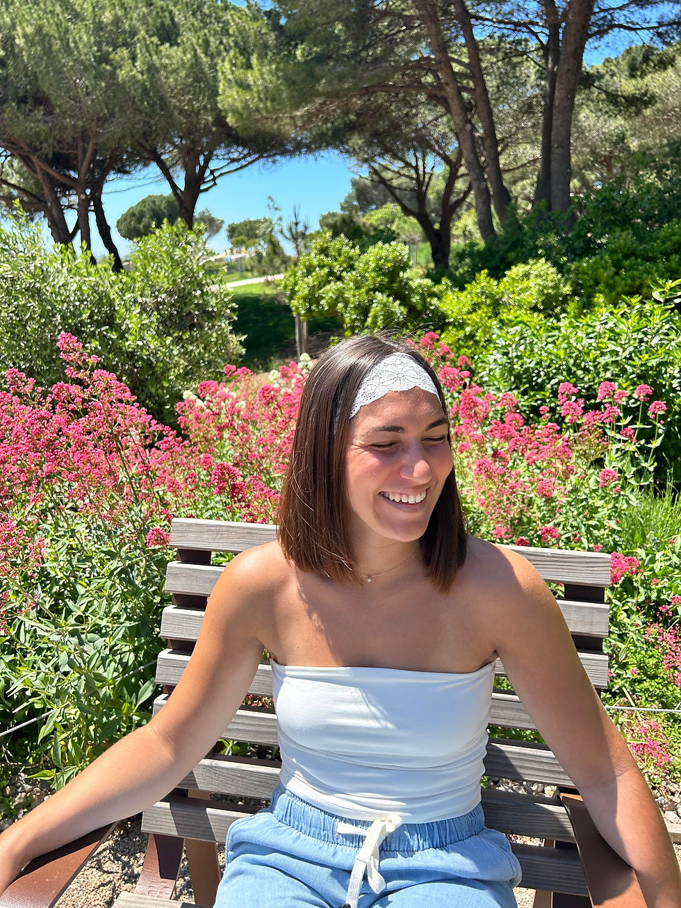 Bandeau fait main en popeline de viscose et dentelle, accessoire cheveux élégant Les Copines d’abord.