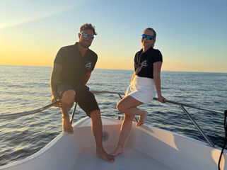 Romantic sunset experience on private catamaran in Sicily