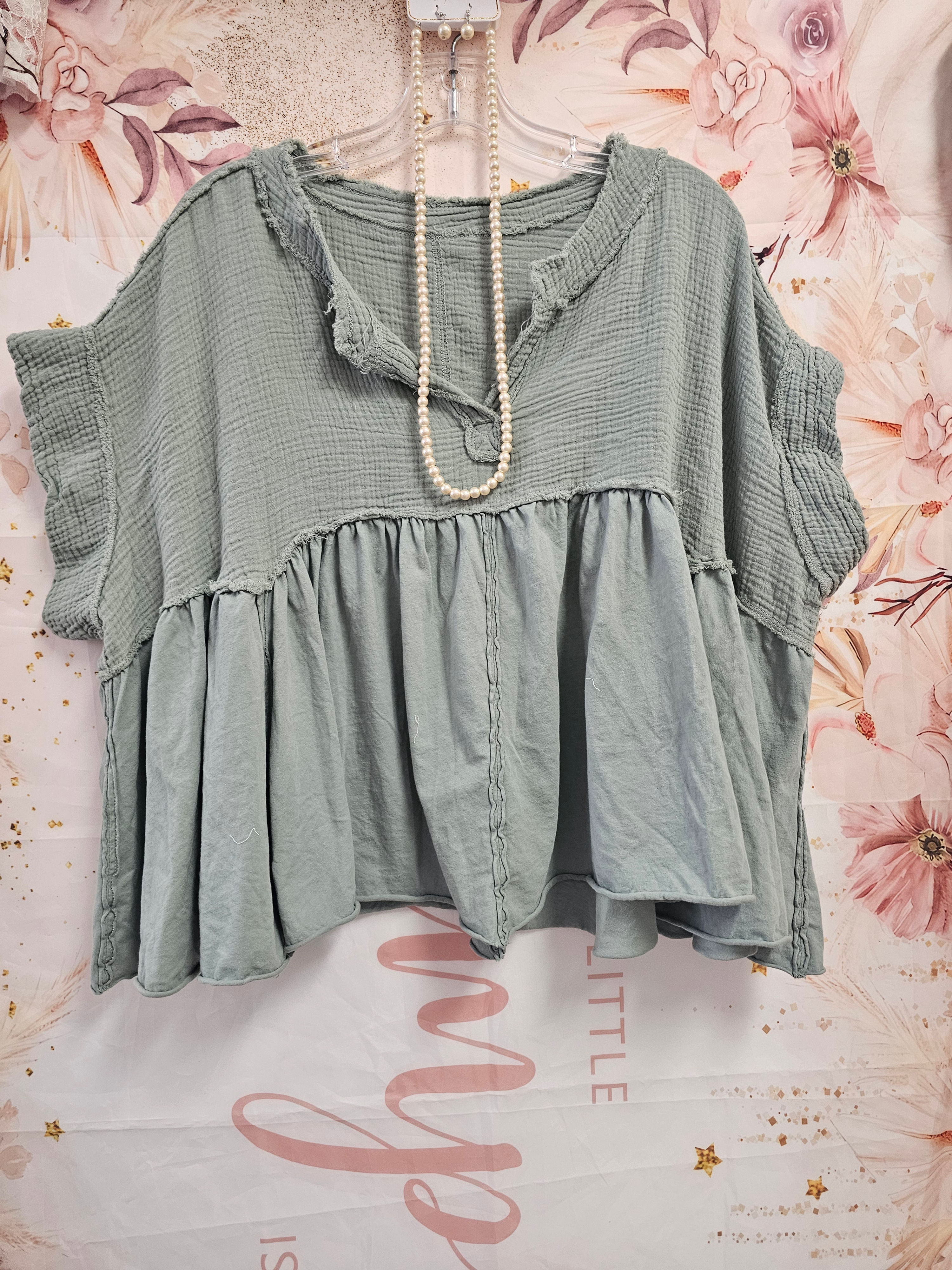 Upcycled vintage boho tunic top free size.