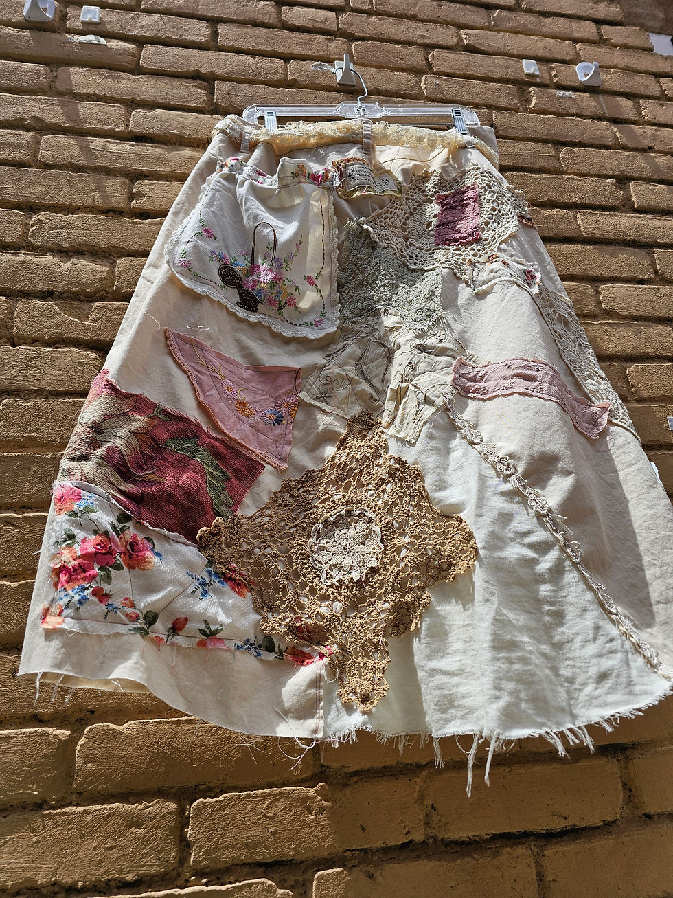 Thumbnail: Upcycle vintage skirt free size