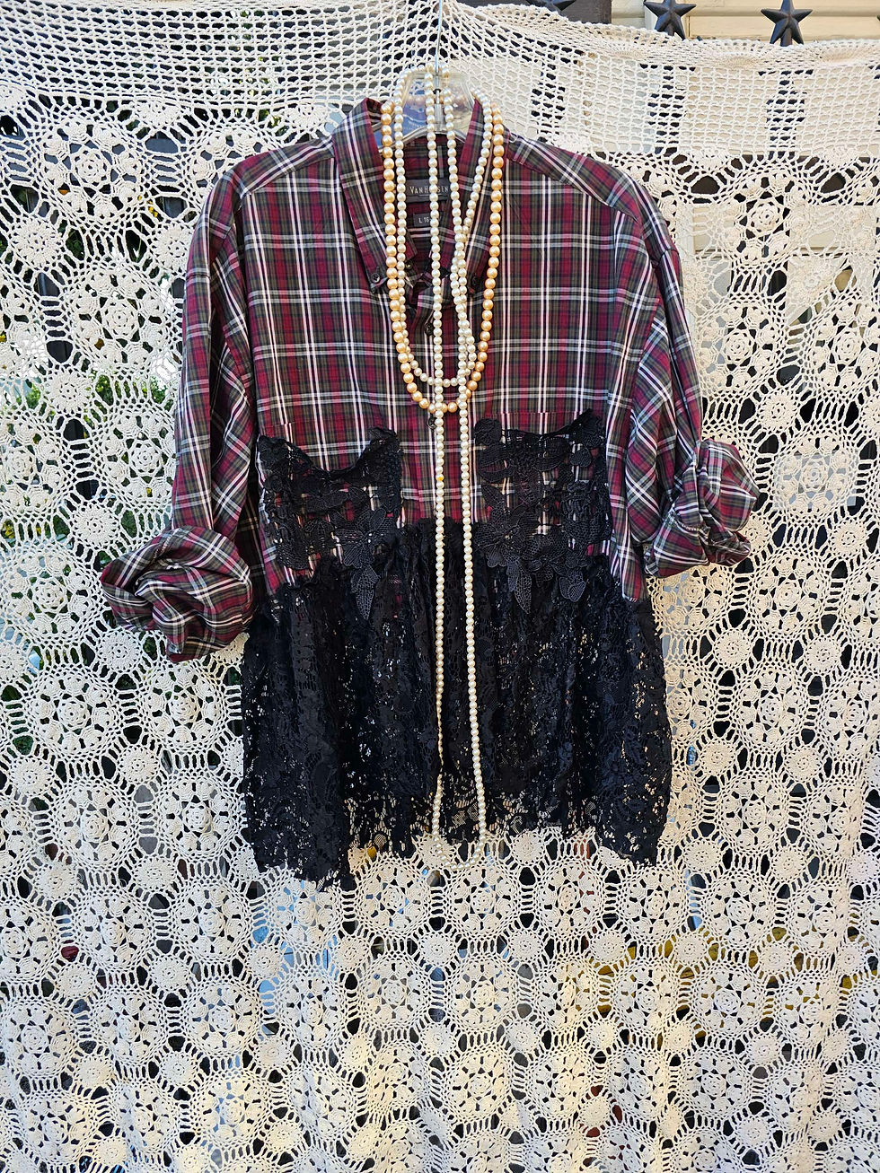 Thumbnail: Vintage tunic lacetrim.
Top