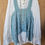 Thumbnail: Upcycled vintage boho tunic style top free size
