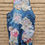 Thumbnail: Upcycled vintage boho style overall free size.