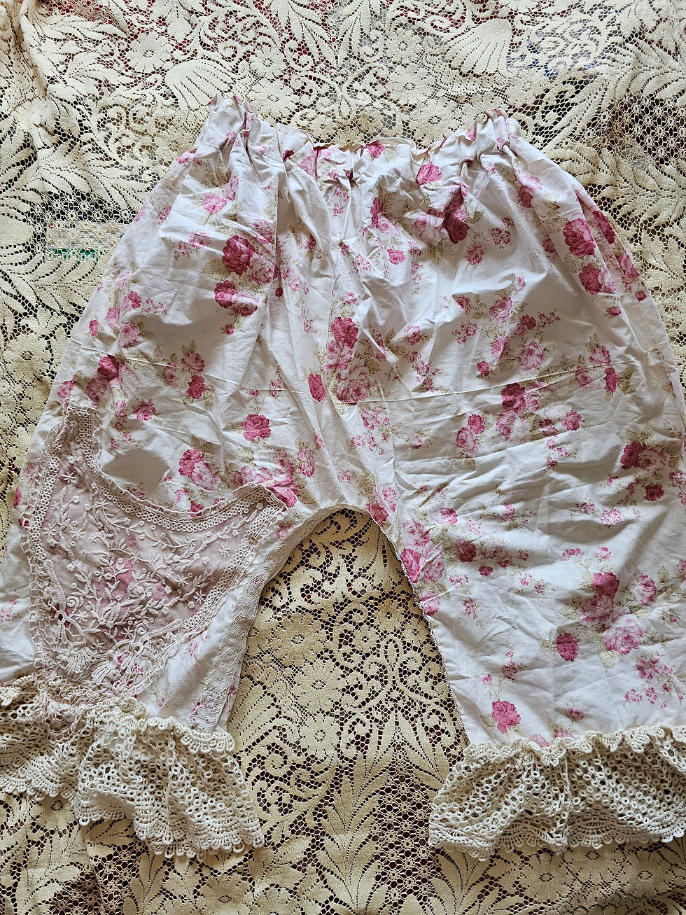 Thumbnail: It's vintage flower Palazzo, pants, free size.