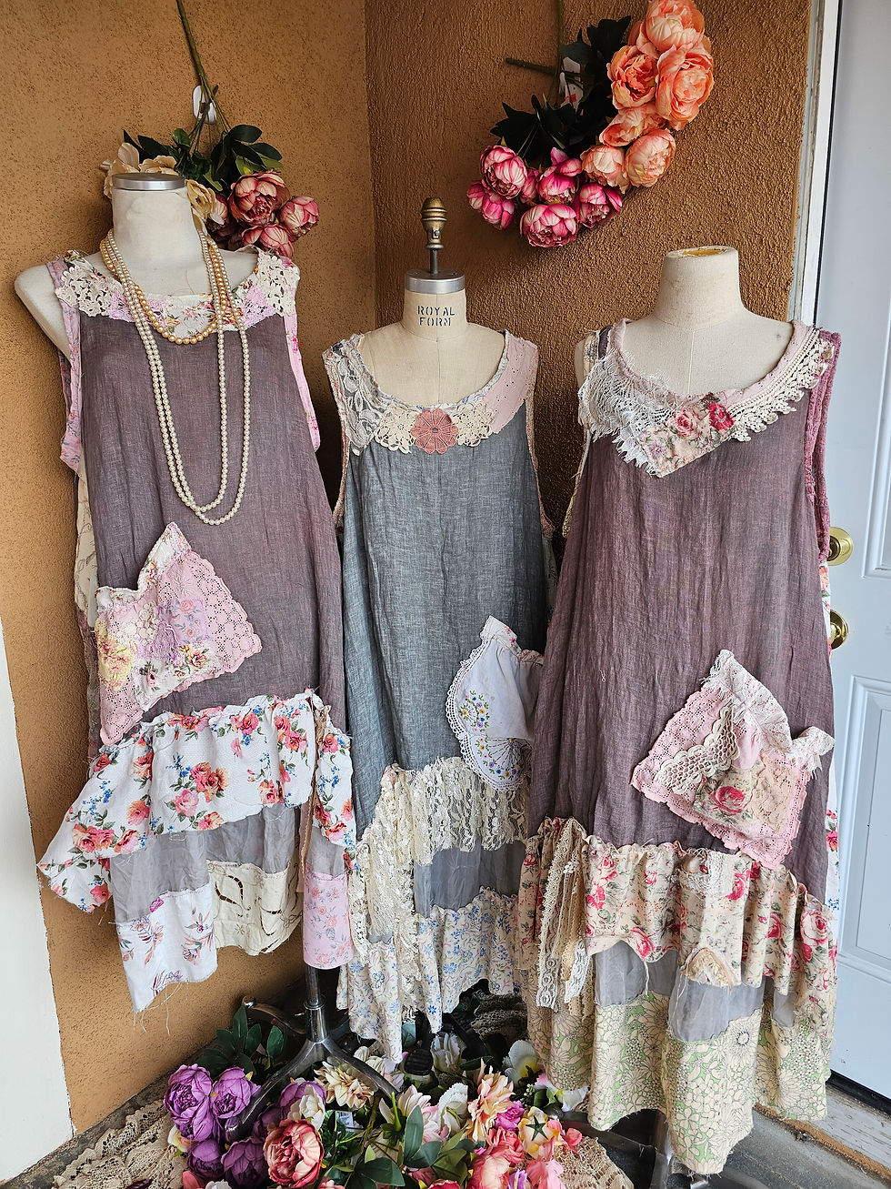 Thumbnail: Upcycle jumper dress free size