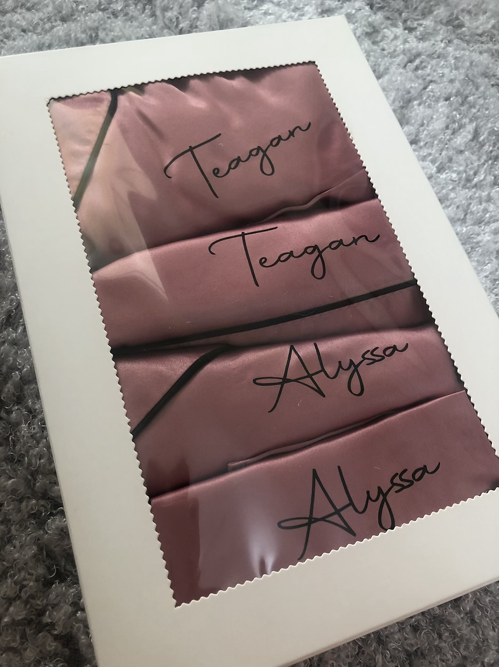 Thumbnail: **INSTOCK** Personalised Children’s Short Sleeve Satin PJ Set 