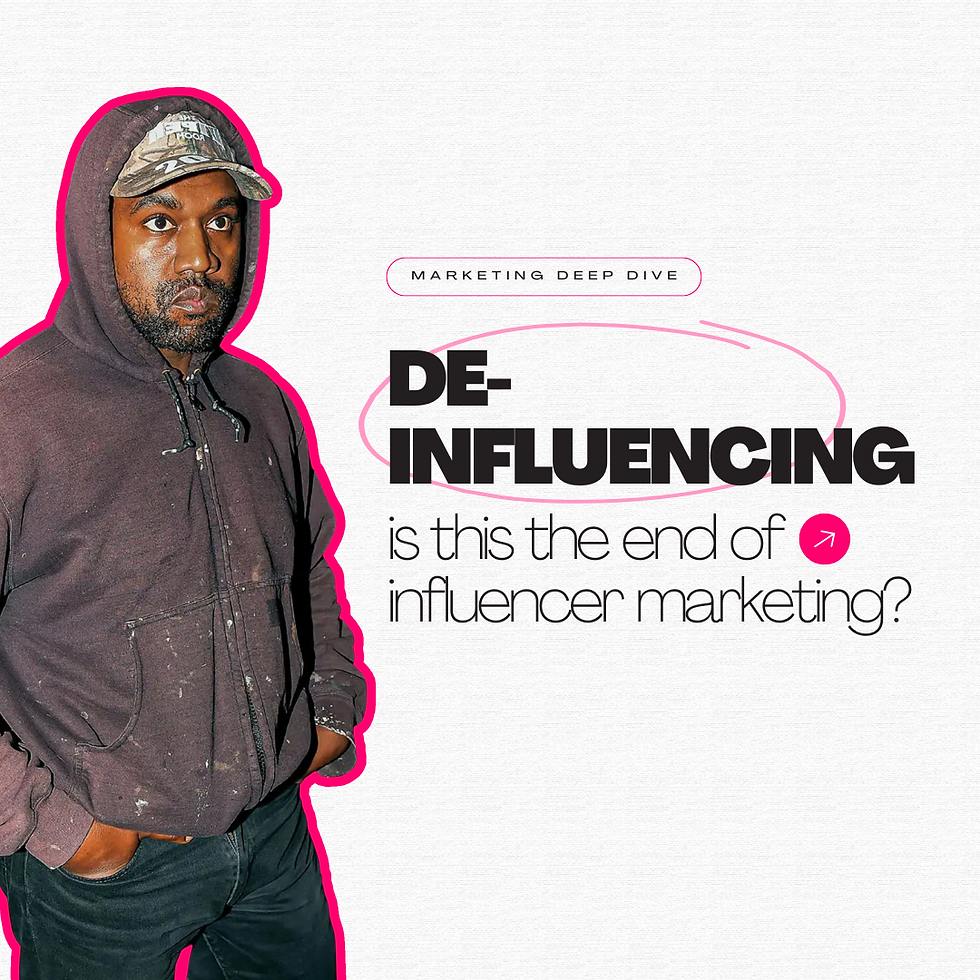 De-influencing: Is this the end of influencer marketing?