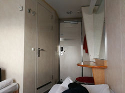 S2844-9 RO/PAX Ferry for sale – cabin entrance and wardrobe