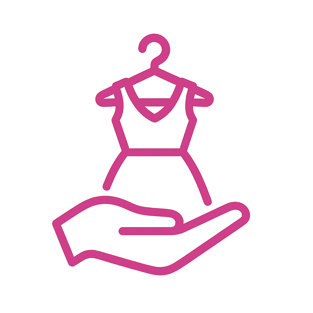 Icon Braut mit Kleid – du bleibst Eigentümerin deines Brautkleids bis zum Verkauf