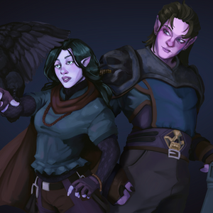 Drow Inspired Characters - D&D