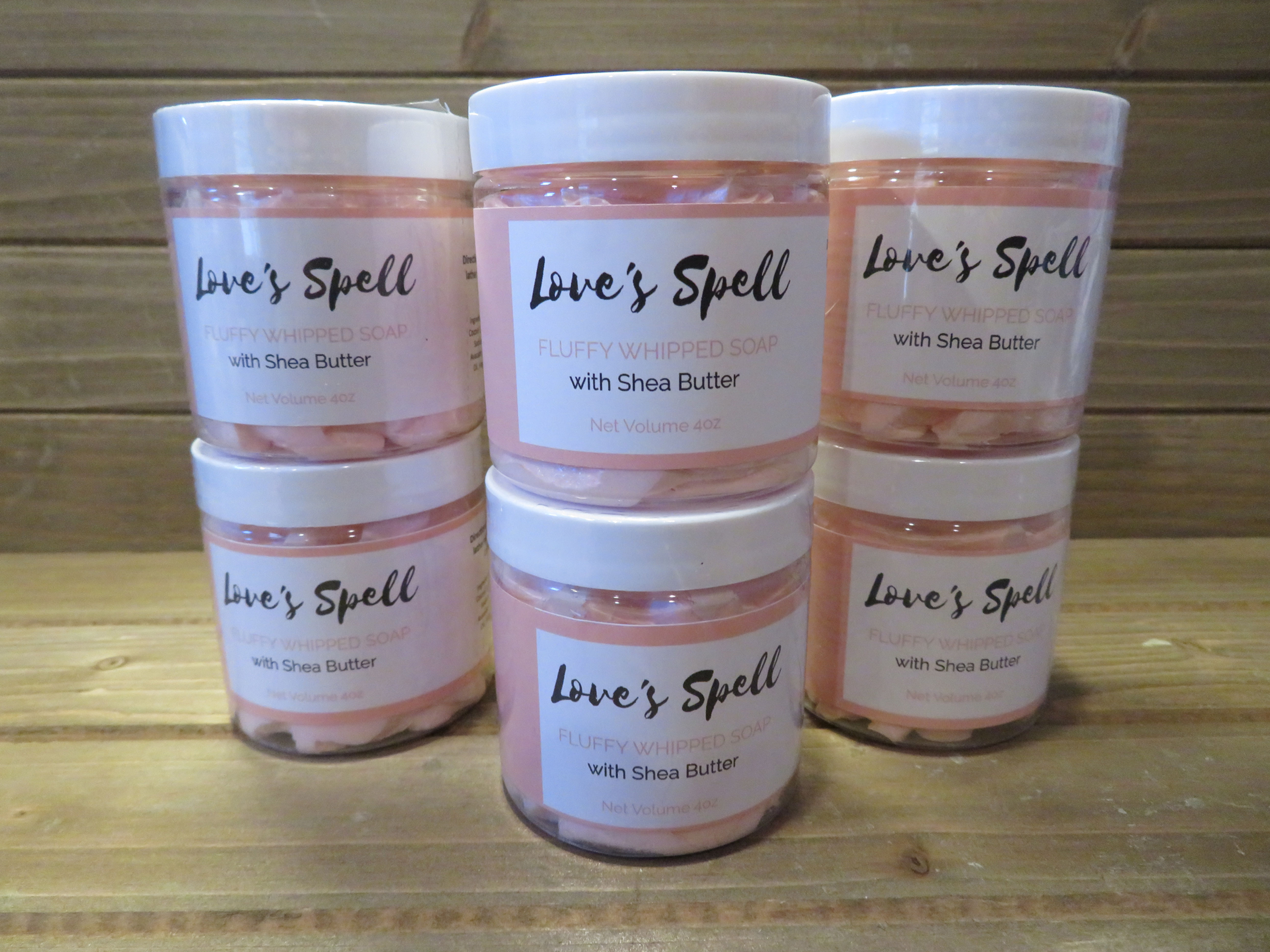 4 oz Whipped Natural Body Soap