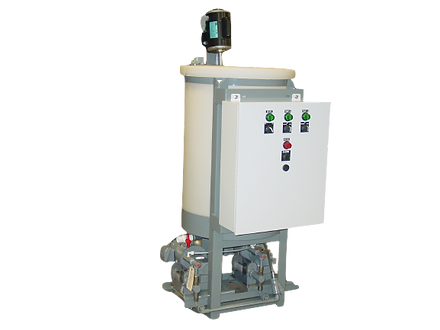 Chemical Feed System with 2 Pumps and a Control Panel