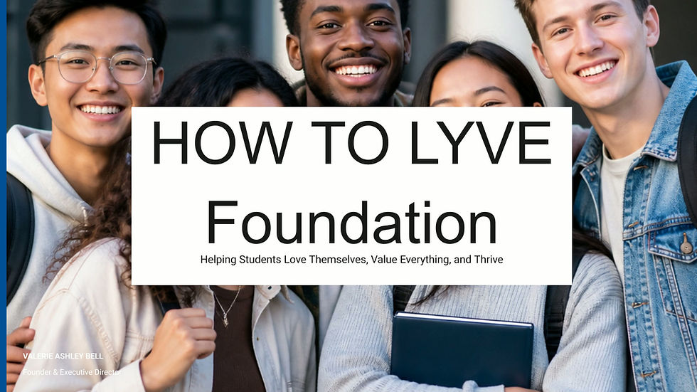 How To LYVE Foundation Empowering Our Youth.mp4