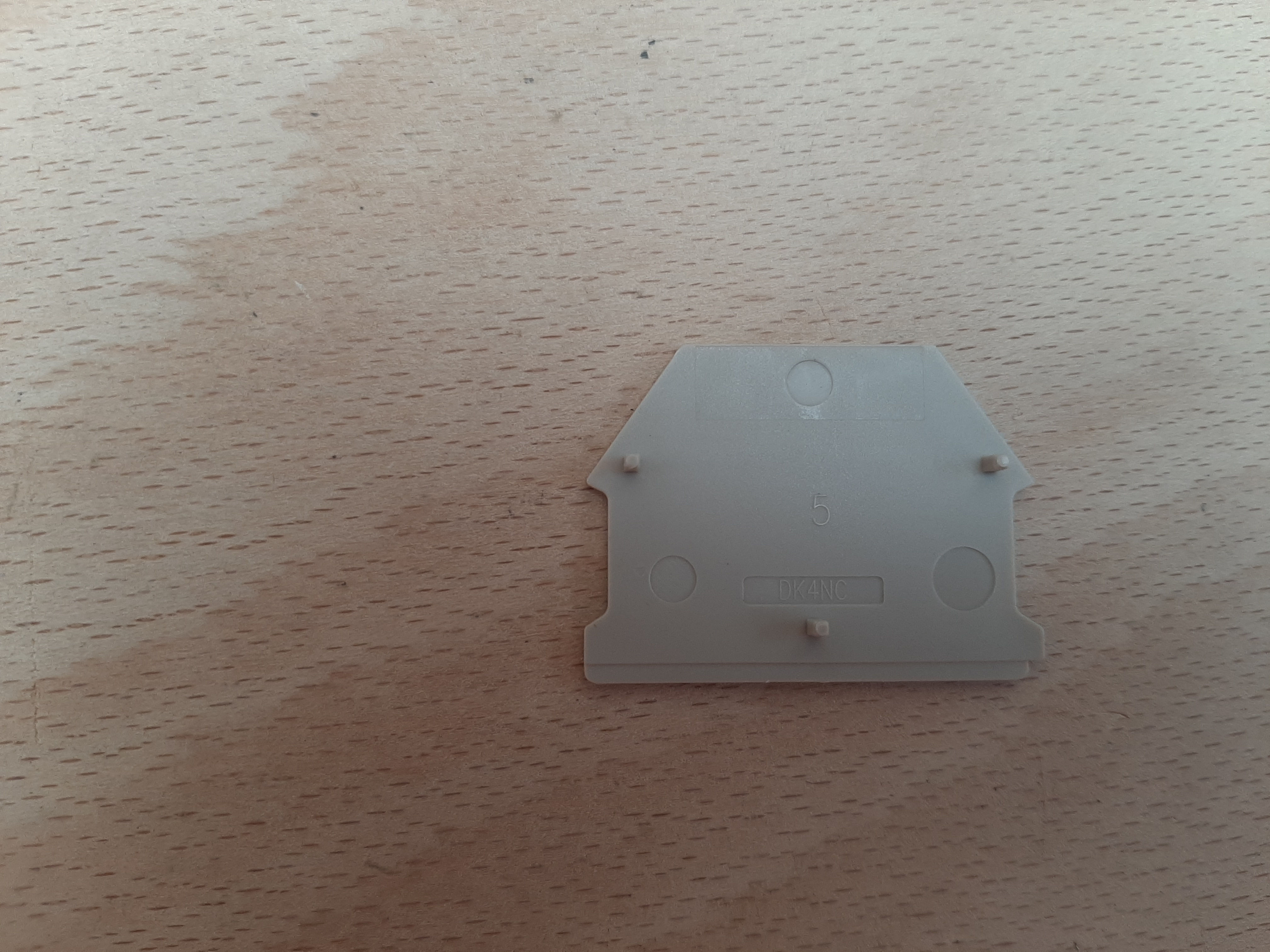 2.5mm & 4mm  Single deck end cover