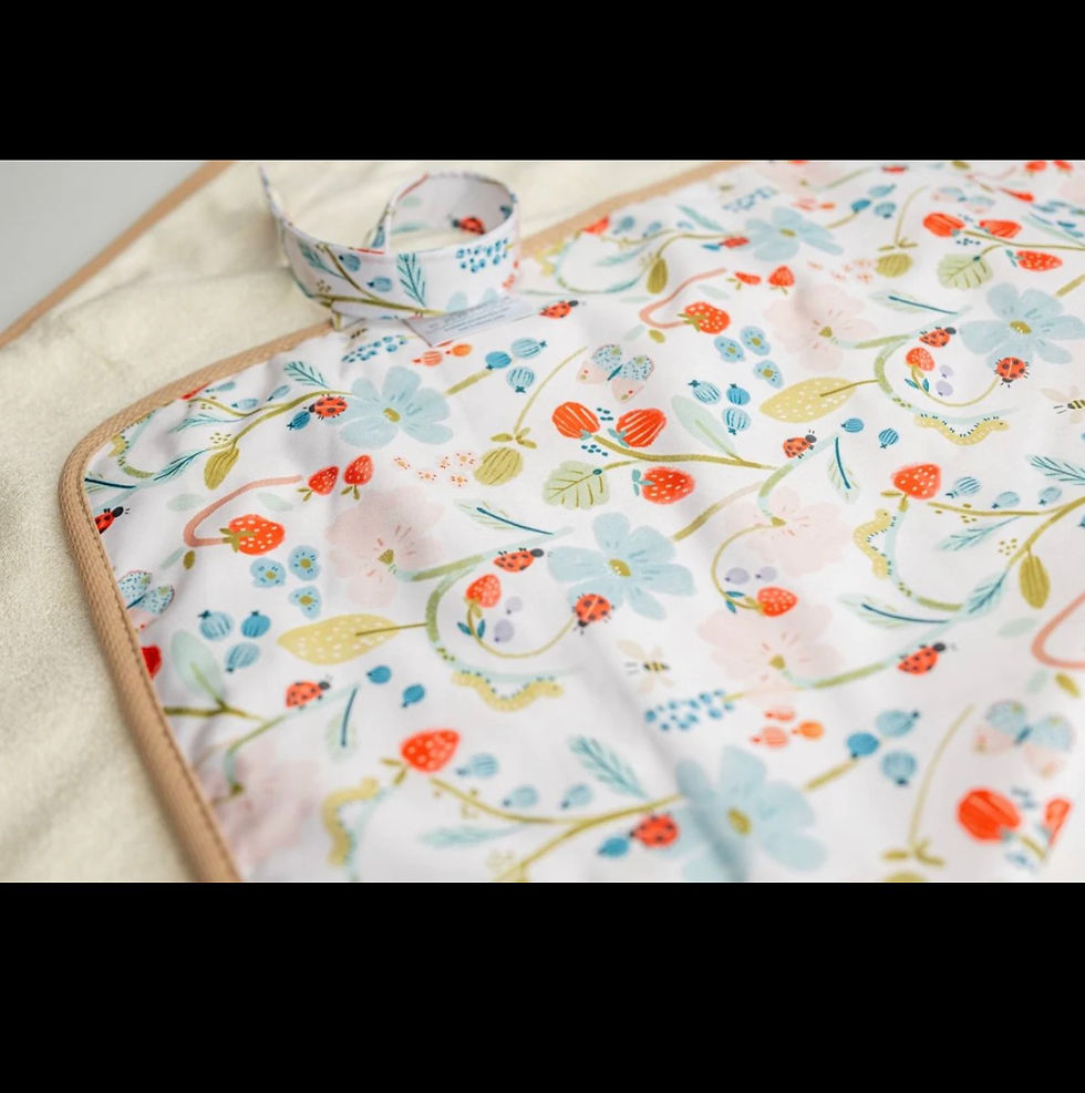 Thumbnail: Ultra-Soft Bamboo Machine Washable and Wipeable Diaper Change Mat