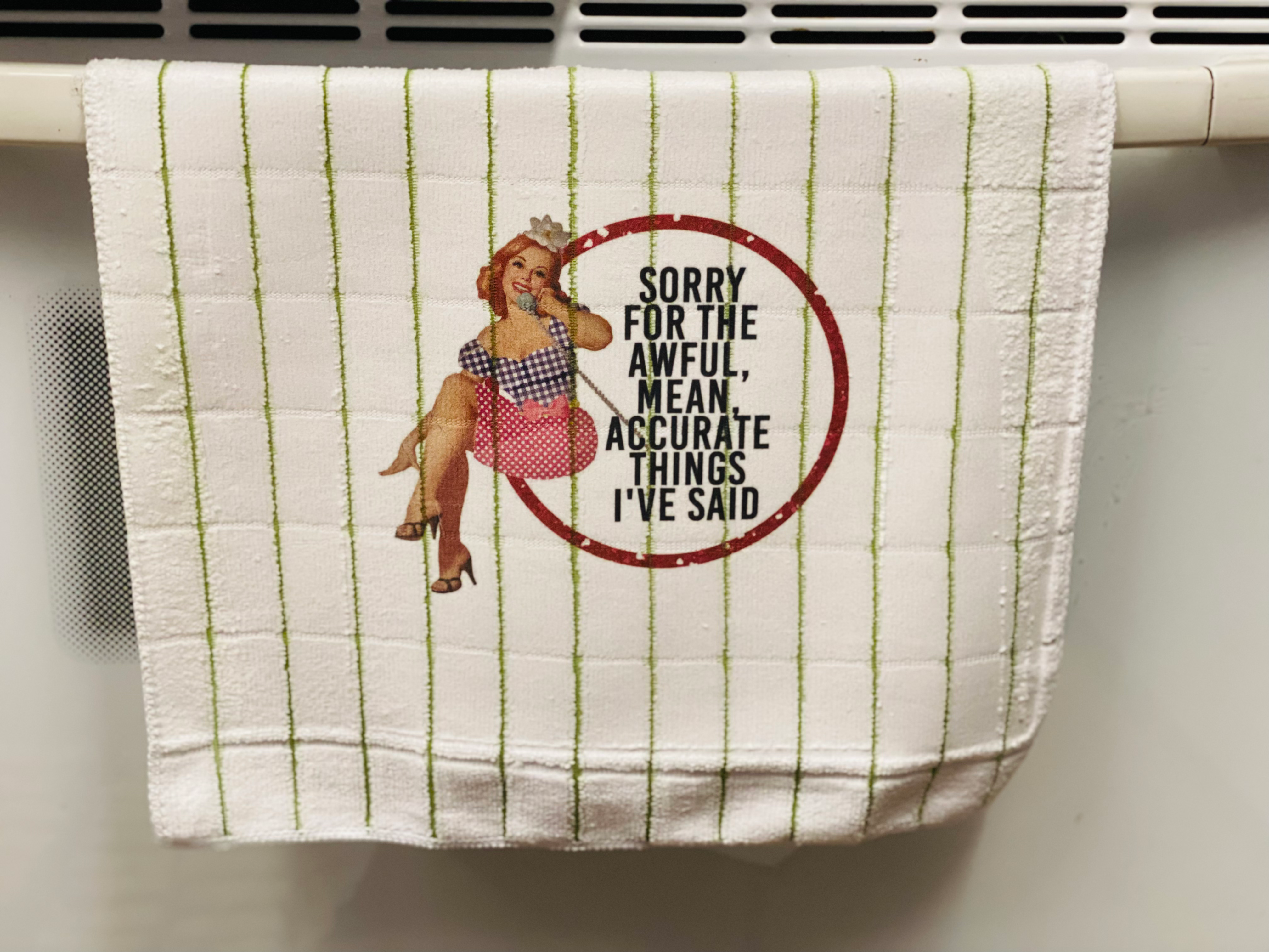 Vintage funny style towel 