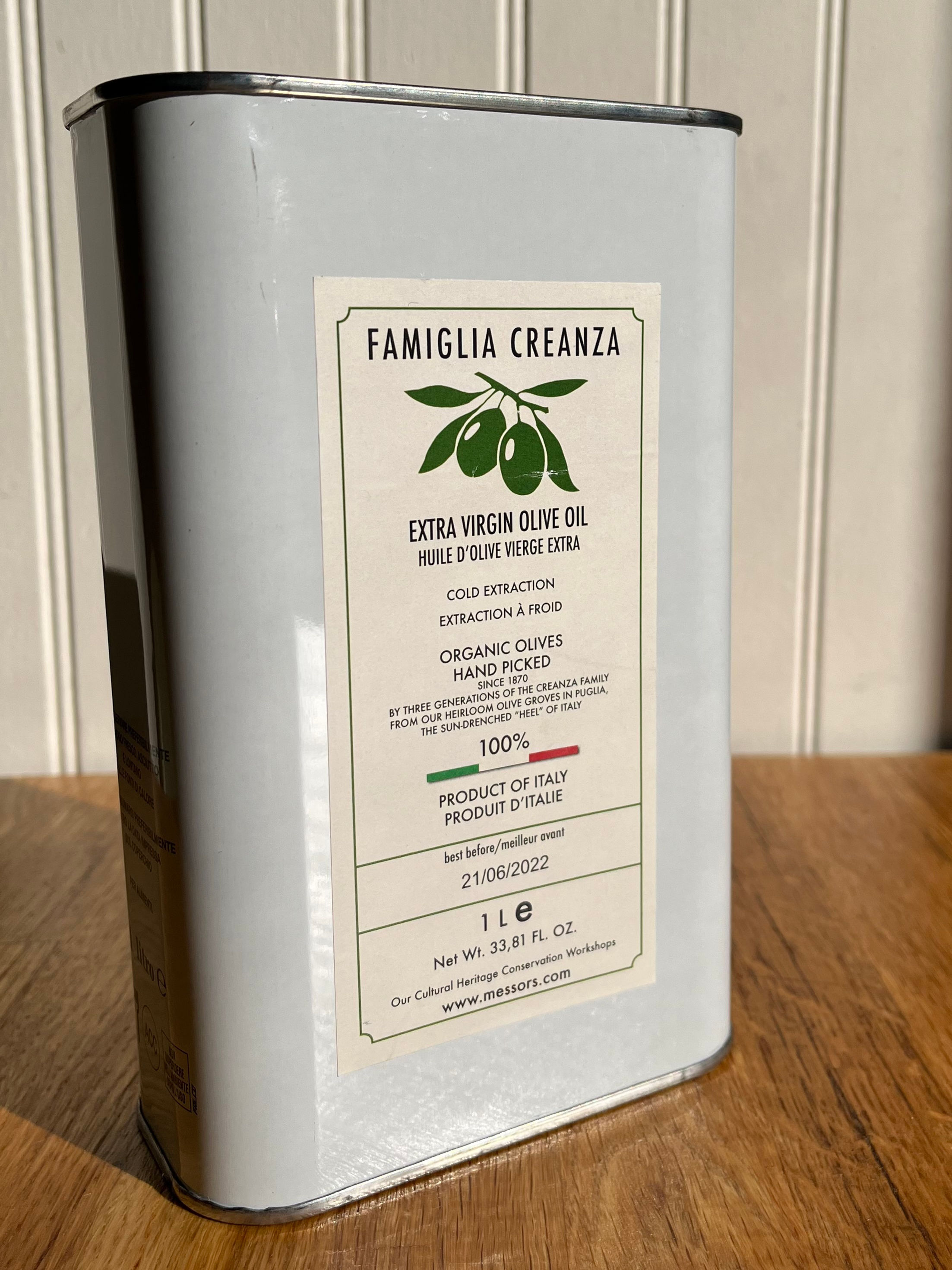 Famiglia Creanza Extra Virgin Olive Oil 