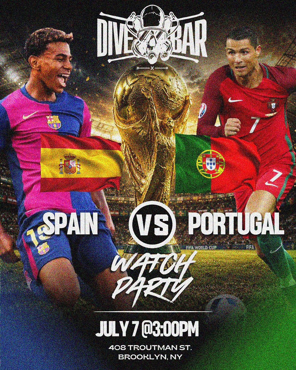 Portugal vs. Spain | Round of 16 | 2026 World Cup Watch Party