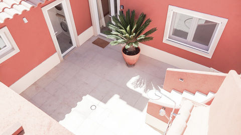 Enjoy the landscaped patio and terrace at Kalumi Aparthotels