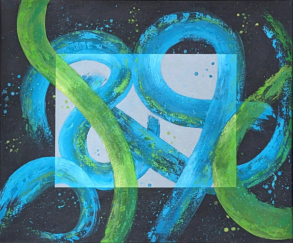 Miniature : La Danse des Couleurs - 55x46cm