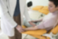 woman getting infusion