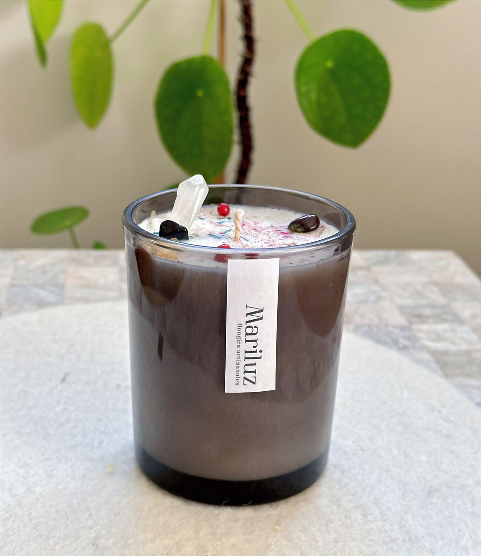 Miniature : Bougie Sapin de Noël (pot en verre)