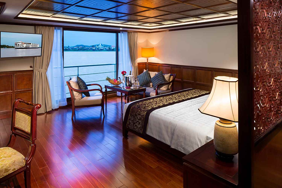 Stateroom on the AmaDara | Photo by AmaWaterways