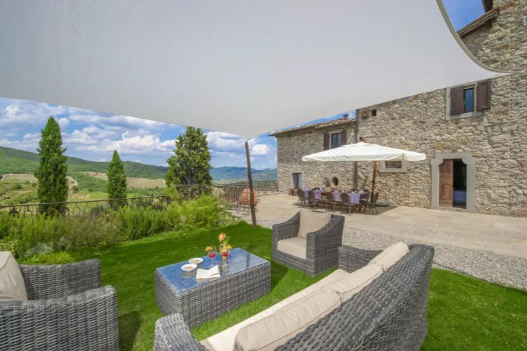 Stone Villa outside Panzano in the Chianti hills