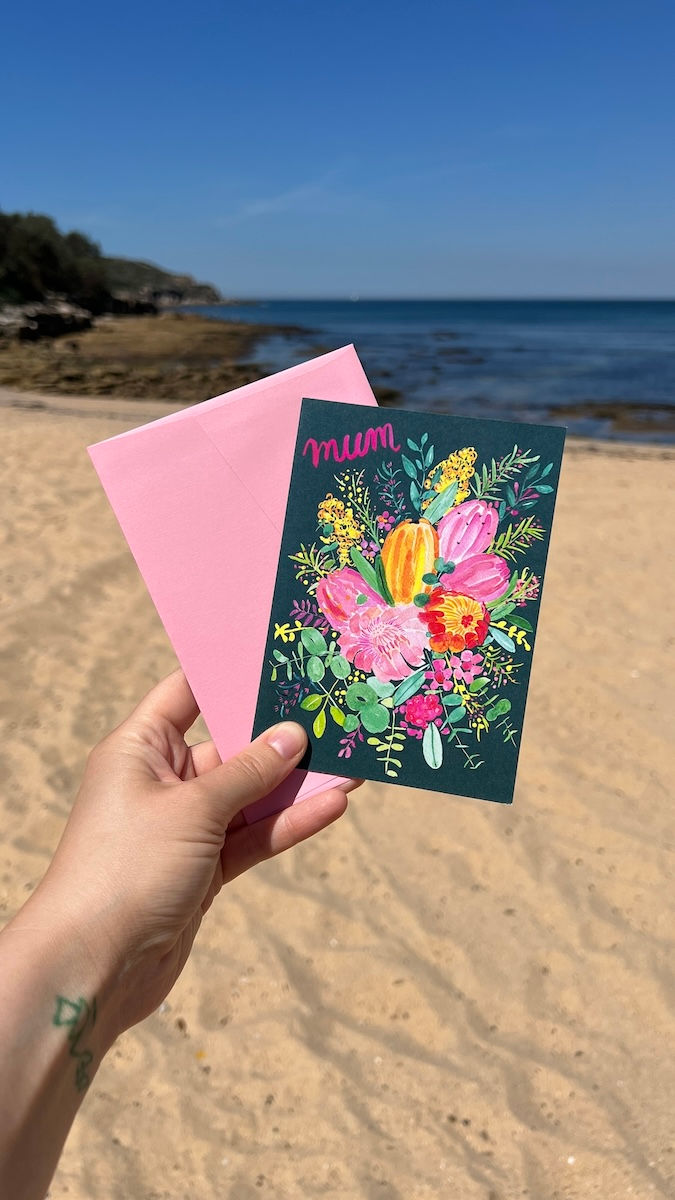 Thumbnail: Aussie Native Bouquet // Mother's Day card