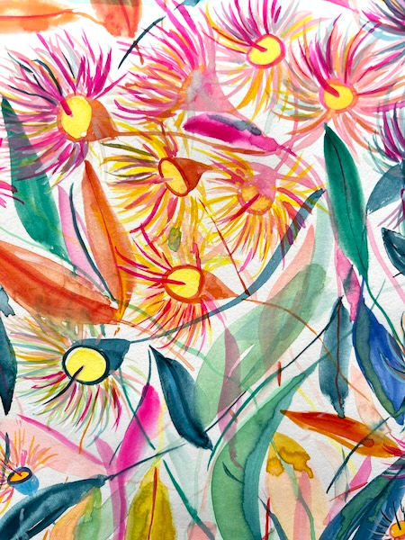 Miniaturbild: Eucalyptus Pattern print