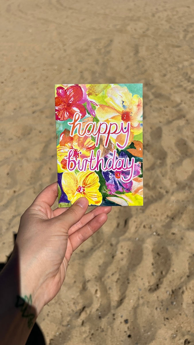 Thumbnail: Yellow Bliss // Happy Birthday card