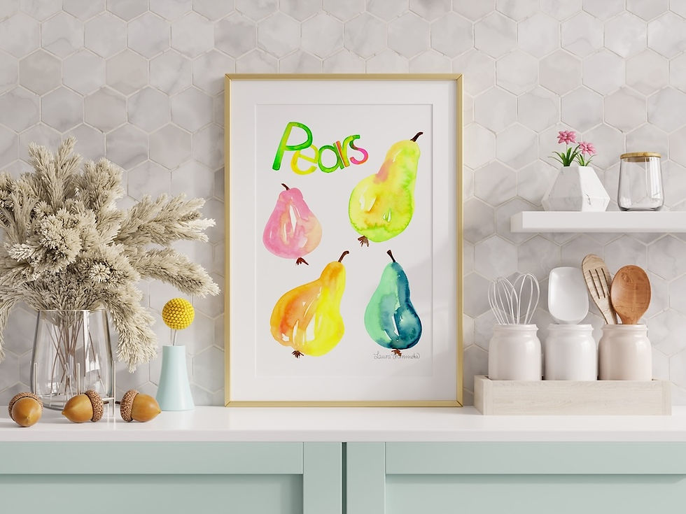 Miniaturbild: Pears No. 1 vertical print