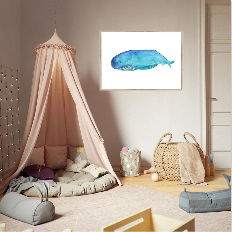 Miniaturbild: Whale print