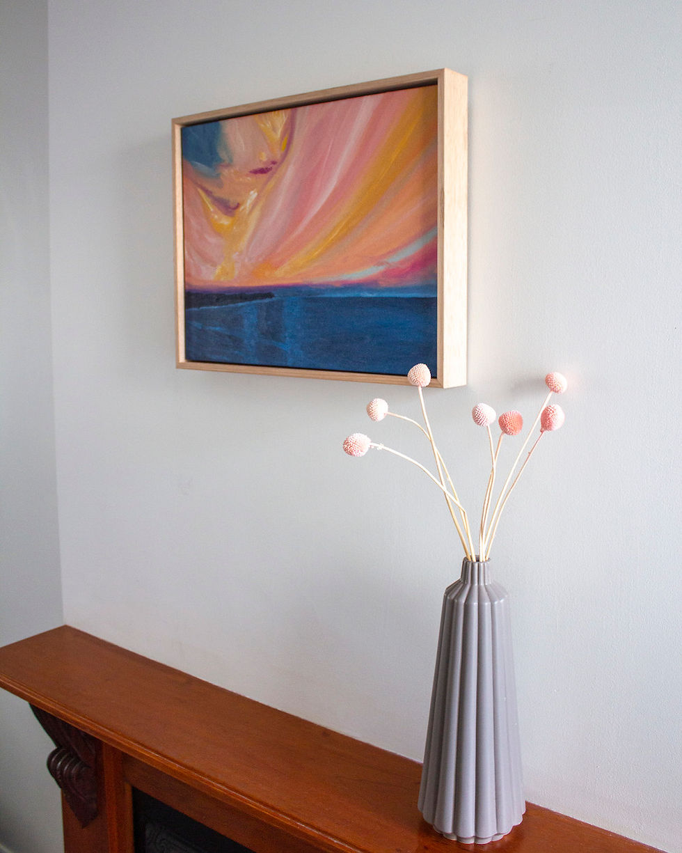 Miniaturbild: &amp;#39;Feuer Regenbogen&amp;#39; Original Ölgemälde