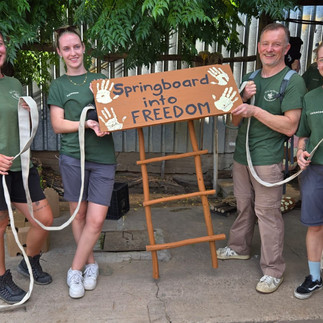 Volunteers at Harnas