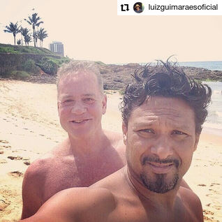 Luiz Fernando Guimarães posta foto rara e declaração de amor para o marido