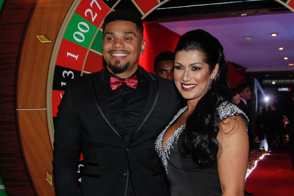 Naldo e Mulher Moranguinho estão juntos a 7 anos. (Foto: Celso Tavares/G1)