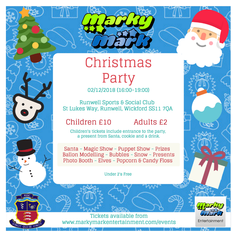 Runwell Christmas Party - Sold Out