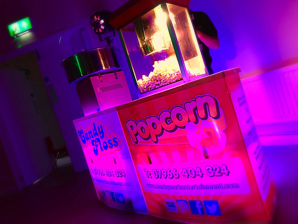 Popcorn & Candy Floss Machine Hire Essex MMENT