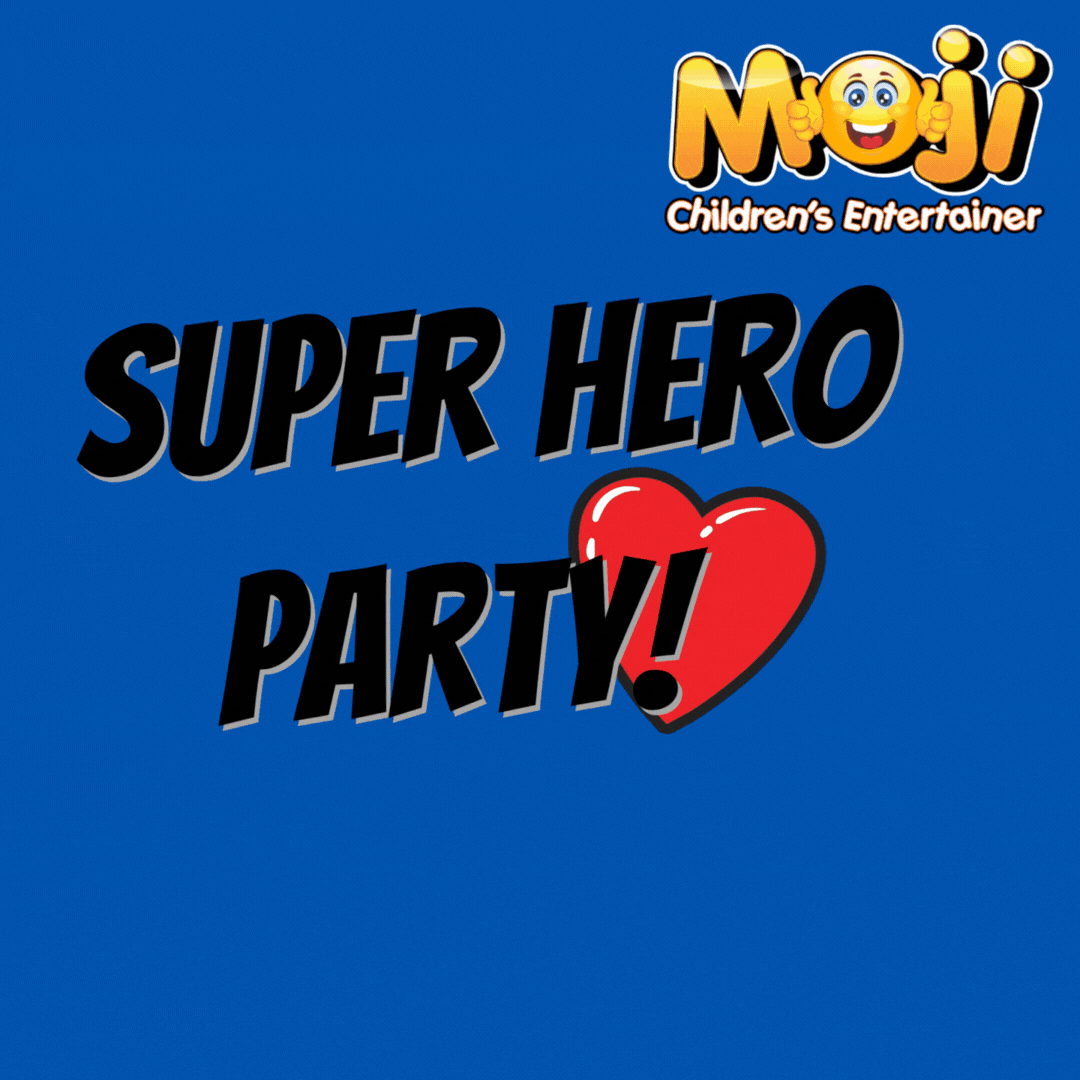 Super Hero Party invitation example